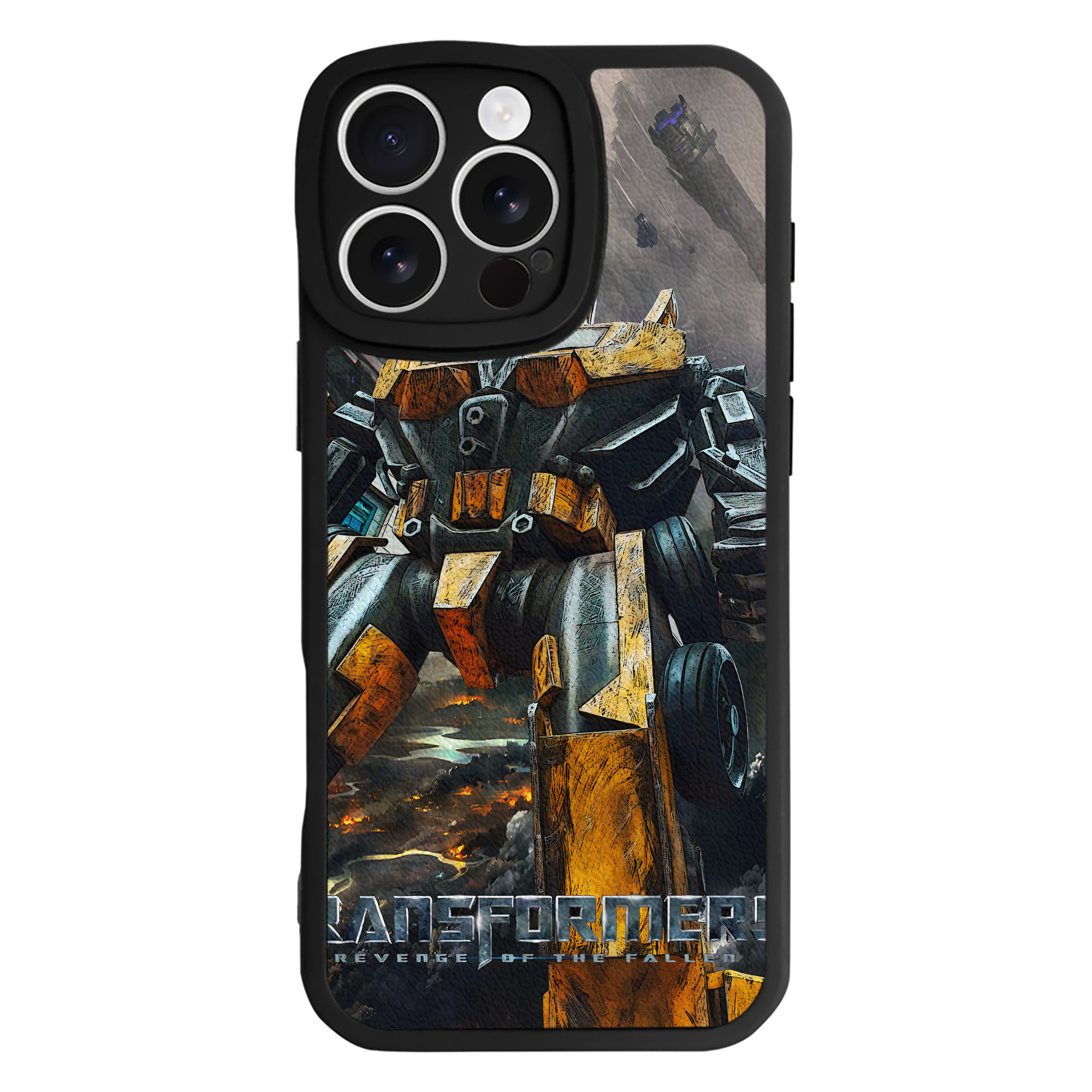 （画像用） Transformers トランスフォーマー 【iPhone 16シリーズ対応】シリコンスマホケース（レザー調） 材質：シリコン